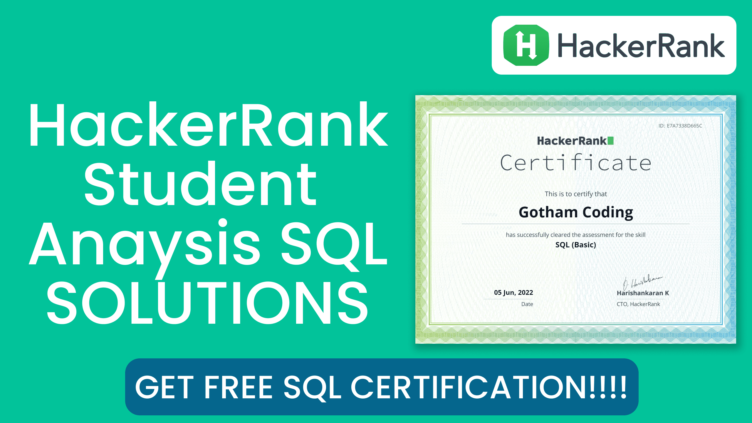 grade assignment sql hackerrank solution